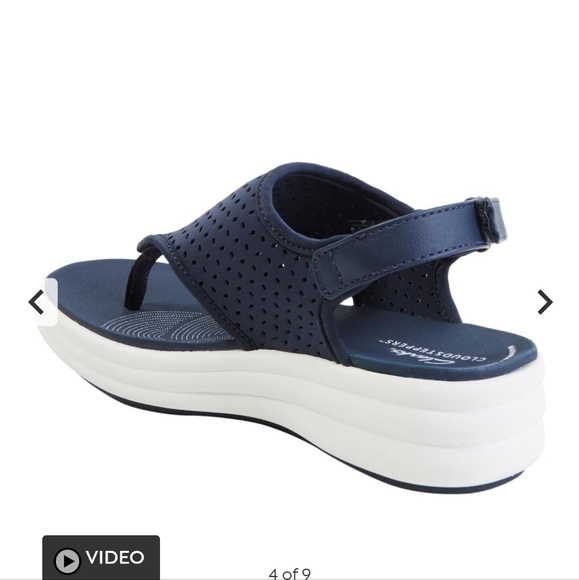 NIB CLARKS SANDALS 9.5 WIDE - Picture 2 of 9